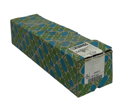 50 PHOENIX CONTACT UKKB 5 / 2771146 DOUBLE-LEVEL TERMINAL BLOCKS 500V OEM NSMP - Image 1 of 3