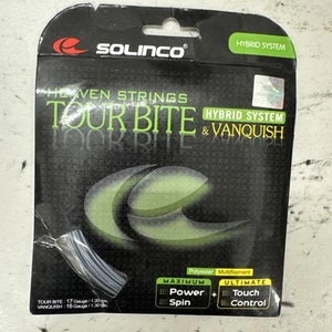 SOLINCO HEAVEN STRINGS string TOUR BITE & Vanquish Hybrid System tennis strings  - Picture 1 of 10