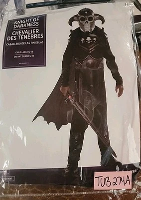 Traje Medieval Caballero de las Tinieblas Tú mismo Disfraz Elegante Halloween Niño Foto 1 de 4
