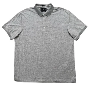 Buttercloth Polo Shirt Mens 2XL Short Sleeve Icy Cool Performance Stretch Gray - Picture 1 of 6
