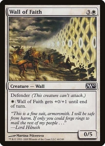 Wall of Faith 2x FOIL MTG M10 Core Set Common MINT white - Picture 1 of 1
