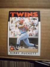 1986 topps tiffany Kirby Puckett #329.Print run/5125.Beautiful Card!!