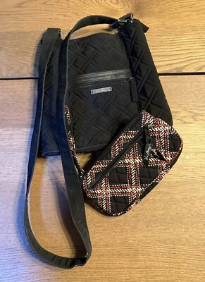 Bolso Bandolera y Bolsa Vera Bradley Mujer Hipster Microfibra Acolchado Negro Foto 1 de 4