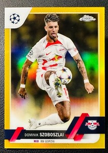 2022-23 Topps Chrome UEFA Dominik Szoboszlai Gold 50/50#Z