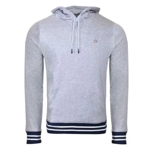 Original Pinguin Herren Hoodie Fleece Langarm Regenwärmer / Grau - Bild 1 von 18