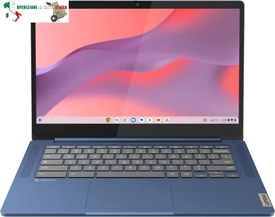 Lenovo IP Slim 3 14'' Full HD Chromebook Laptop - (MediaTek Kompanio 520, 8GB RA - Immagine 1 di 4