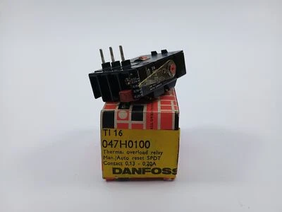 Danfoss 047H0100 TI 16 Thermal Overload Relay Contact 0.13-0.20A - Image 1 of 4