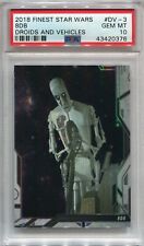 2018 Finest Star Wars Droids And Vehicles Insert #DV-3 8D8 PSA 10 POP 3