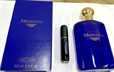 2 件套 Avon Mesmerize 男士香水喷雾,全新带盒。 3.4FLOz/旅行喷雾 — 第 1/4 张图片
