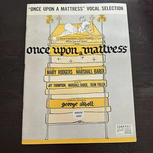 Once Upon A Mattress Vocal Selection Songbook Sheet Music Score 1959 Chappell - Picture 1 of 9