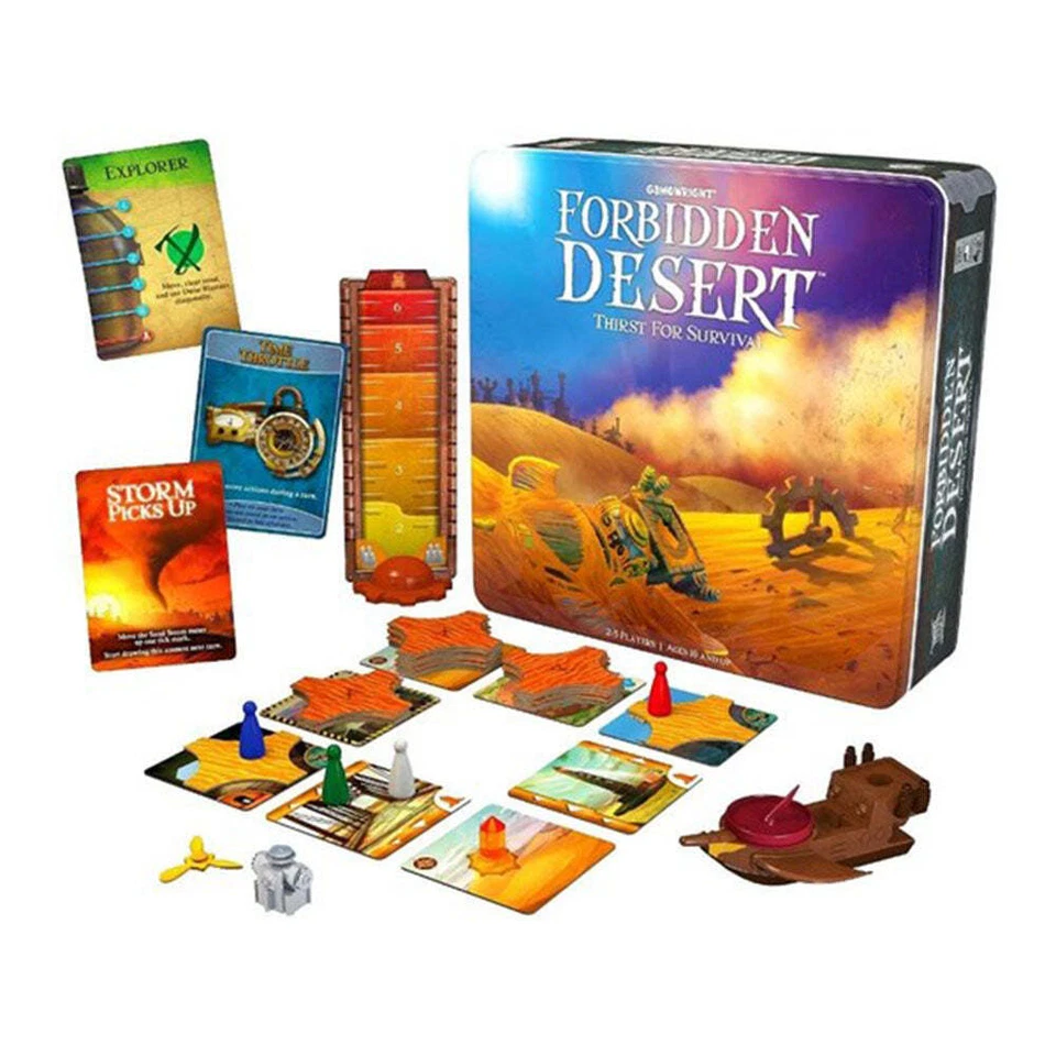 Gamewright Forbidden Desert Board Game for 2 to 4 Players Ages 10+ and Up - Image 1 of 1