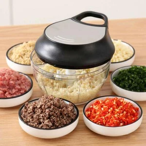 Easy Chopper Mincer Mixer Slicer Dicer Blender Cutter Shredder For Onion Garlic - Picture 1 of 12