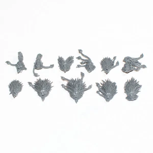 Warhammer 40K Space Wolves Wulfenköpfe x 11 [Bits] - Bild 1 von 2