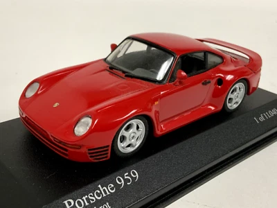 1/43 Minichamps Porsche 959  from 1987 in Red   400 062521    TA047 - Image 1 of 4