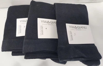 Calcetines, color negro, calcetín para piernas todos los días, para mujer talla 9-12 con tops elásticos Foto 1 de 4