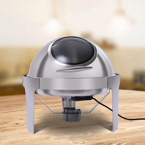 Stainless Steel Electric Roll Top Chafing Dish Bundle,Chafing Dish Buffet Warmer - Picture 1 of 12