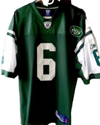 Camiseta cosida Reebok On Field New York Jets Mark Sanchez #6 talla 50 Foto 1 de 4