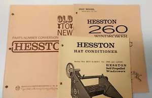 Hesston Hay conditioner, 260 Windrower Hydraulic & Parts conversion manual 1960 - Bild 1 von 12
