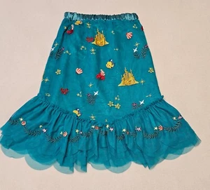 Hanna Andersson Disney Little Mermaid Tulle Skirt SZ M (6-8) - Picture 1 of 8