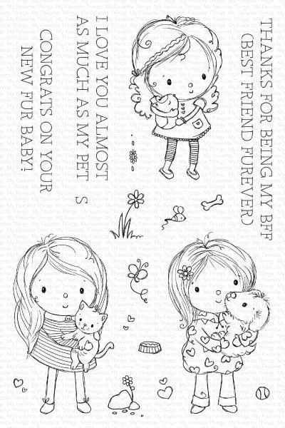 My Favorite Things Stempelset "Best Friend Furever" Clear Stamp Set