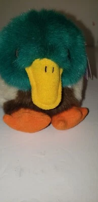  De colección 1999 PUFFKINS PELUCHE ANIMAL DILLARD PATO ÁNADE REAL con etiquetas  Foto 1 de 4
