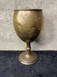 Antique Baseball Trophy Cup Detroit Country Club 1920’s Era Fielding Champion