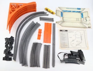 Vtg 1987 Tyco Super Turbo Train Night Glow Parts Rails Track Ramp Terminal - Picture 1 of 8