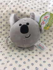 Spark Create Imagine Koala Rattle Plush Lovey Gray Grey Squishy 4” New