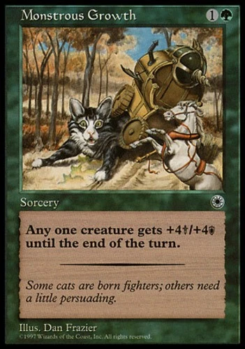 Monstrous Growth (1) - Portal # MTG Magic The Gathering - Image 1 of 1