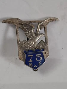 Insigne Militaire Indanterie 75eme Bataillon Alpin 75 B.A.F - Imagen 1 de 2