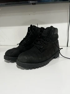 Timberland 6 Inch Premium Boots Waterproof Black 12907 US Size 6 Juniors, Great - Bild 1 von 8