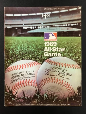 July 23rd 1969 MLB All-Star Game Souvenir Program NL Vs. AL Willie McCovey MVP! - Image 1 of 3
