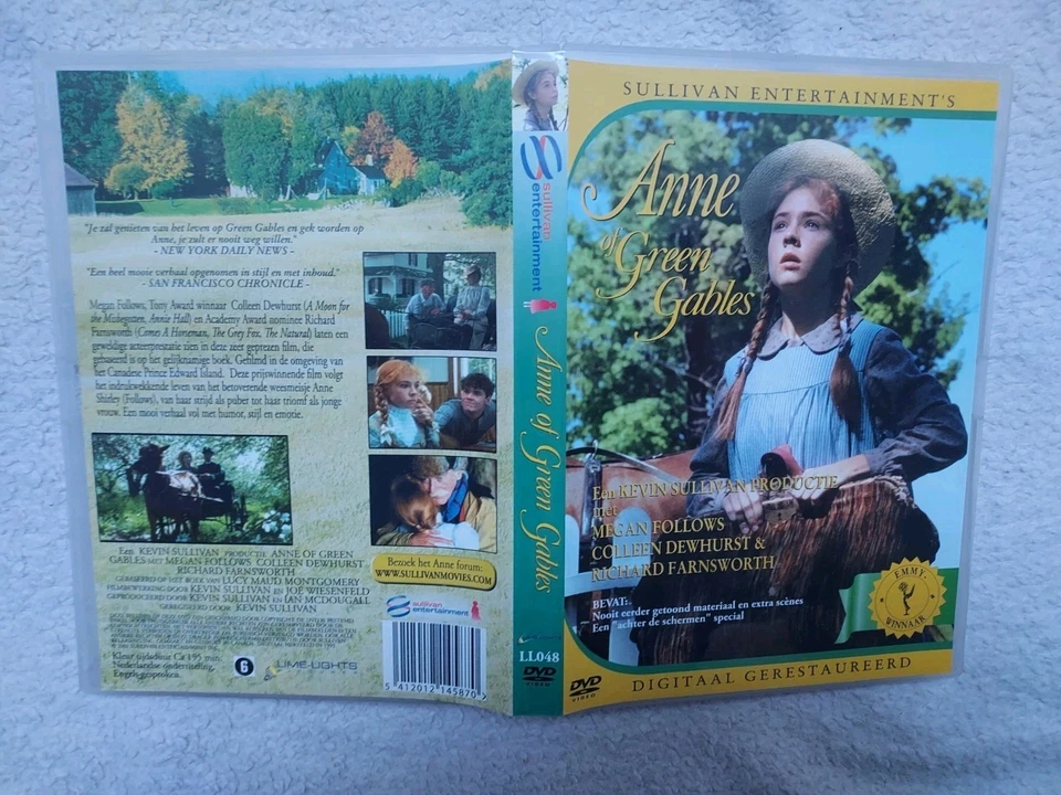 Anne Of Green Gables 1985 DVD DUTCH IMPORT FULL ENGLISH AUDIO UK R2 VGC  - Image 1 of 1