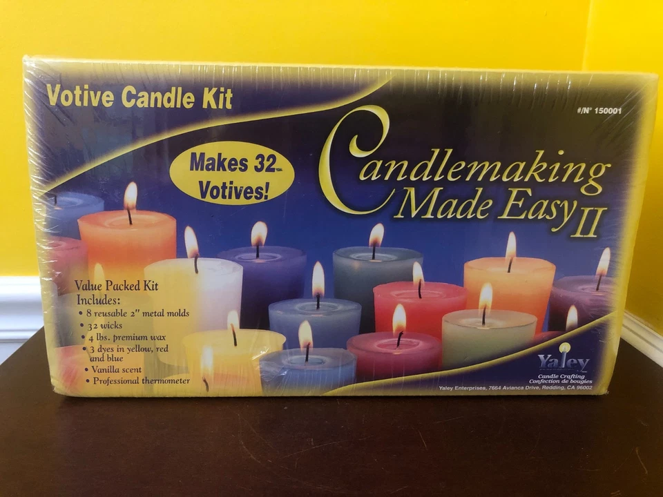 2002 Yaley Candlemaking Made Easy II Votive Candle Home Crafting Kit 32 Count - Image 1 of 4