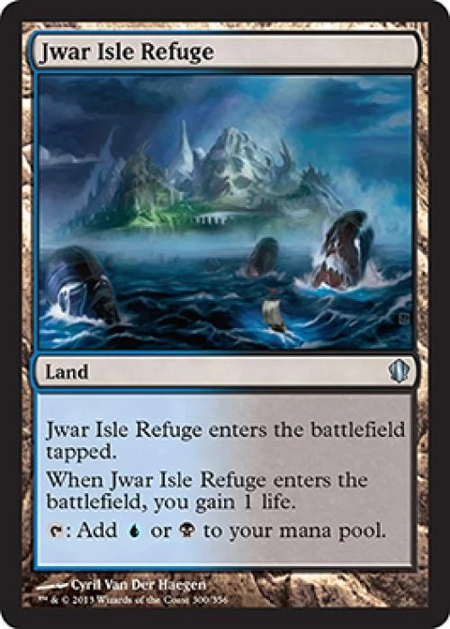 Jwar Isle Refuge - Medium Play MTG Commander 2013 Edition - Image 1 of 1