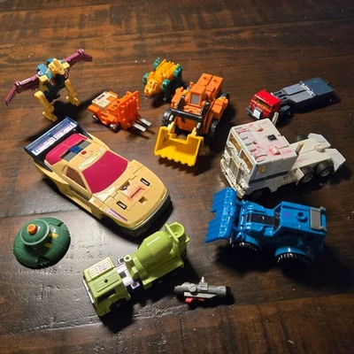 G1 Transformers & GoBots Lot - Ultra Magnus, Getaway, Mixmaster Lot of 10 - Image 1 of 4