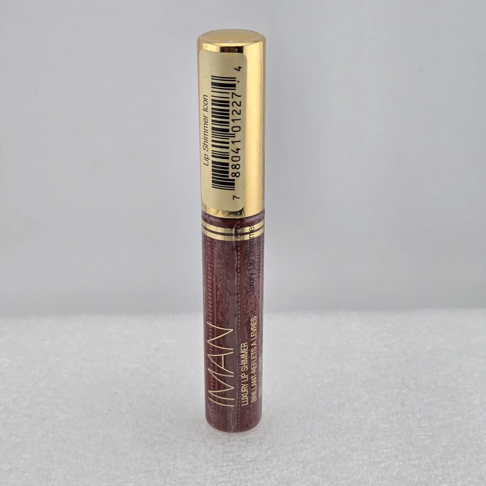 Brillo de labios IMAN Luxury Lip Shimmer ICON nuevo sellado 0,25 oz / 7 g Foto 1 de 4