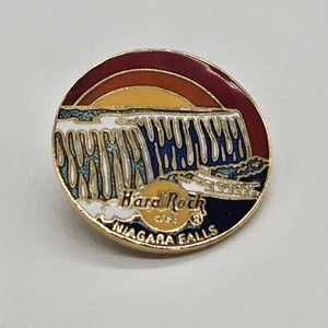 Prendedor Hard Rock Café Cataratas del Niágara Canadá Maid of the Mist Rainbow Falls HRC de colección - Imagen 1 de 3