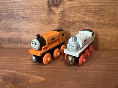 Thomas Wooden Railway Billy y Golden Magnet Stanley Lote de 2 Trenes  Foto 1 de 4