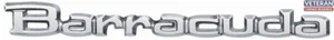 Door & Tail Panel Emblem "Barracuda" (Sold Each) 71-74 Barracuda - Picture 1 of 1