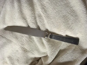 "Cuchillo de cena de plata esterlina Blok - Acadia de Georg Jensen mango corto 9" - Imagen 1 de 3