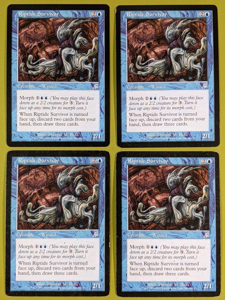 Riptide Survivor x4 Scourge 4x Playset Magic the Gathering MTG - Image 1 of 1