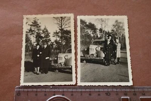 zwei  tolle alte Fotos - Oldtimer Opel Olympia mit Kühlerschutz ?  1950 - Picture 1 of 4