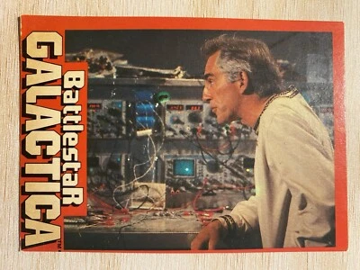 Tarjeta coleccionable Wonder Bread Battlestar Galactica 1978 #9 Scientist Winkler Foto 1 de 2