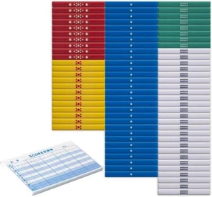 New Mahjong Point stick full set + 8 steps 100 sheets Spelling score record - Picture 1 of 4