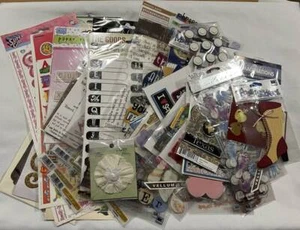 Posten 51 Sticker & Verzierungen für Scrapbooking Karten basteln Journalin - Bild 1 von 9
