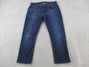 7 For All Mankind Jeans Mens 32x26 Blue Denim Straight Leg Luxe Performance Dark