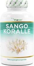 Sango Meereskoralle - 180 Kapseln (Vegan) á 1100mg Magnesium + Calcium 2:1
