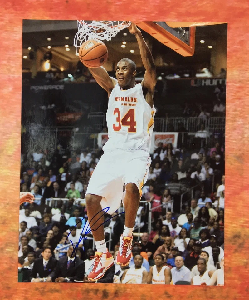 GFA McDonalds All-American * DERRICK FAVORS * Foto firmada 11x14 certificado de autenticidad D2 Foto 1 de 1