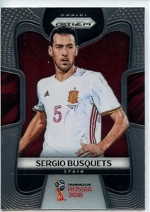 2018 Panini Prizm World Cup Soccer Base #207 Sergio Busquets - Spain Qty - Picture 1 of 2